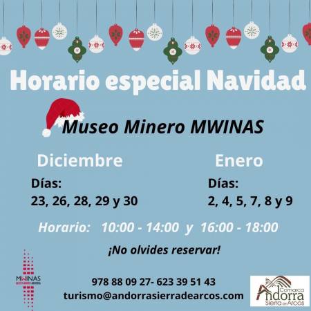 Horario especial MWINAS