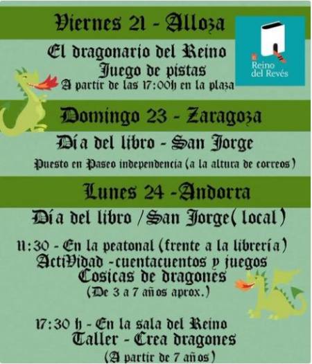 Actividades para San Jorge.