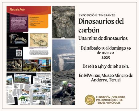 EXPOSICI�N ITINERANTE  - DINOSAURIOS DEL CARB�N